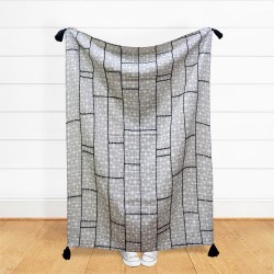 Cotton Jacquard Throw 