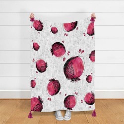 Fruit Inspired Printed Throw