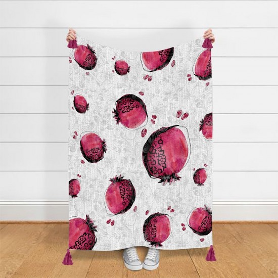 Fruit Inspired Printed Throw