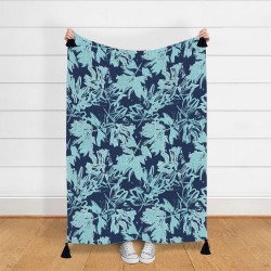 Floral Printed Design Throw 