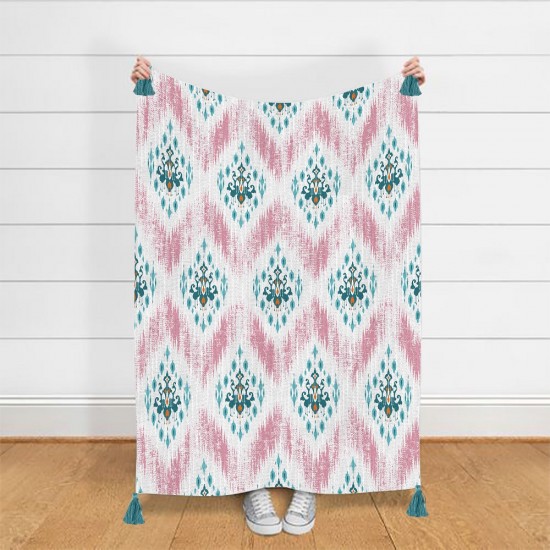 Ikat Pattern Design Throw 