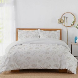 Floral jaal print pattern comforter bedding set