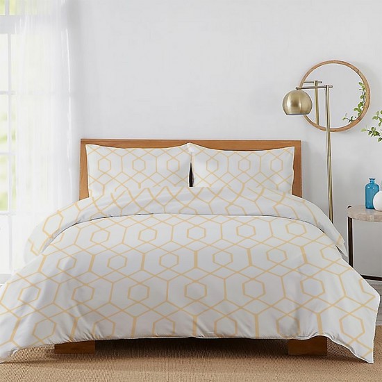 Abstract print comforter bedding set