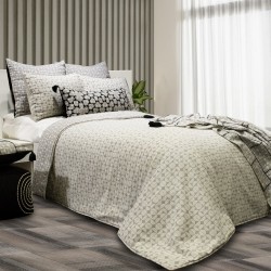 Horizontal Stripe Pattern Comforter Set 