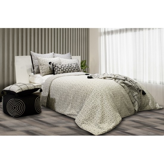 Horizontal Stripe Pattern Comforter Set 