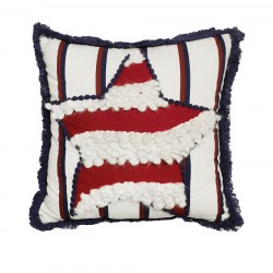 Americana Theme Polyester Fabric Small Cushion