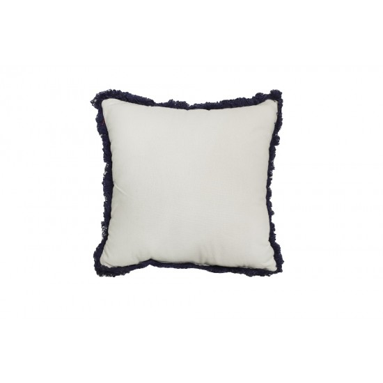 Americana Theme Polyester Fabric Small Cushion