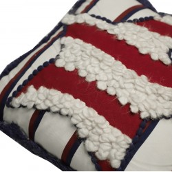 Americana Theme Polyester Fabric Small Cushion