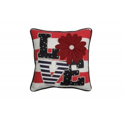 Americana-themed Polyester Fabric Small Cushion