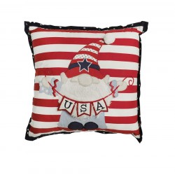 Americana-themed Polyester Fabric Small Cushion