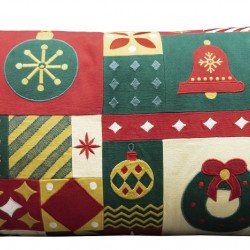 Cotton Fabric Lumbar Cushion