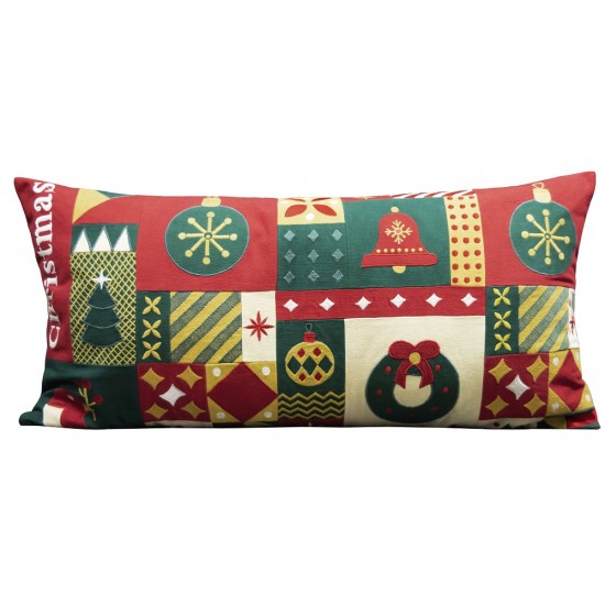 Cotton Fabric Lumbar Cushion