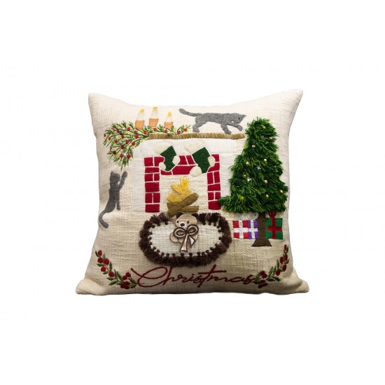 Christmas-Themed Cushion