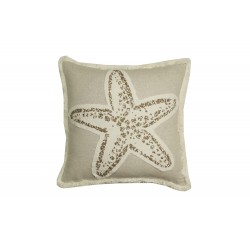 Coastal Theme Cotton Cushion