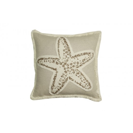 Coastal Theme Cotton Cushion