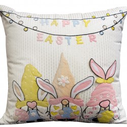 Easter Theme Lurex Fabric Cushion