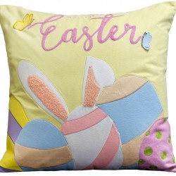 Easter Theme Suede Fabric Cushion