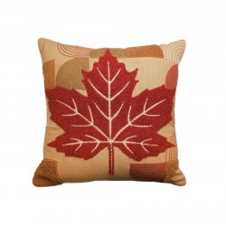 Autumn Fall Theme Cotton Slub Cushion