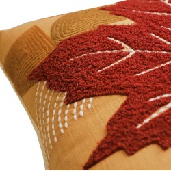 Autumn Fall Theme Cotton Slub Cushion