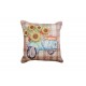 Autumn Fall Theme Printed  Cotton Cushion