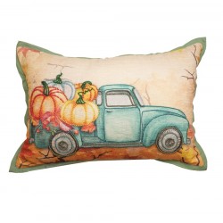 Autumn Fall Theme Printed Cotton Cushion