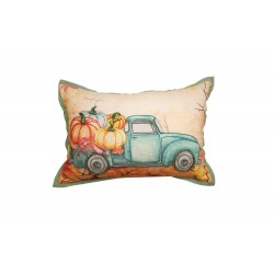 Autumn Fall Theme Printed Cotton Cushion