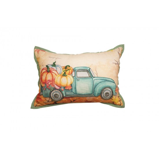 Autumn Fall Theme Printed Cotton Cushion