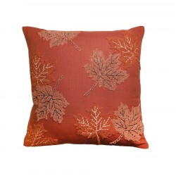 Autumn Fall Theme Cotton Slub Cushion