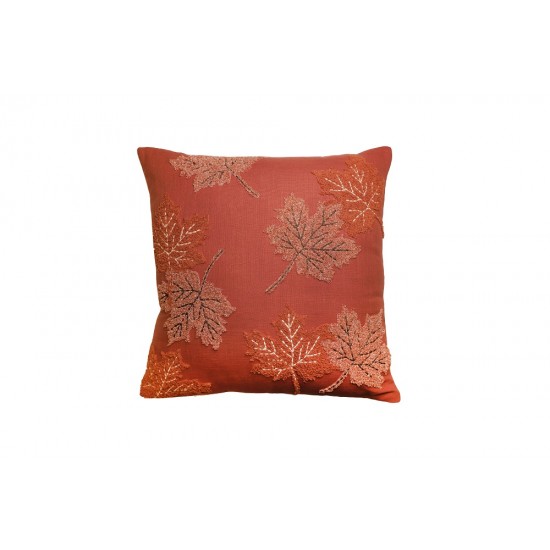 Autumn Fall Theme Cotton Slub Cushion