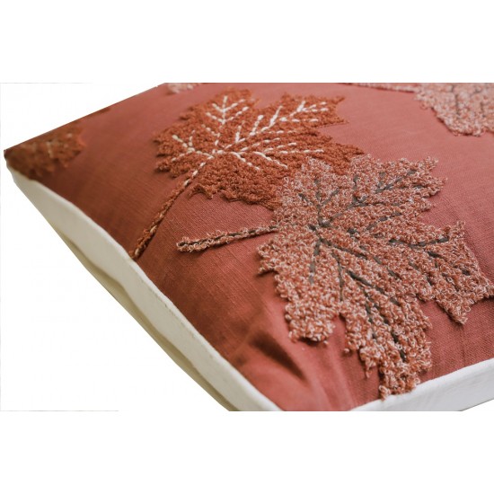 Autumn Fall Theme Cotton Slub Cushion