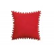 Valentine-themed Polyester Slub Fabric Small Cushion