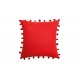 Valentine-themed multi-textured Cotton Fabric Small Cushion