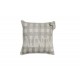 Valentine-themed multi-textured grey and white Cotton Fabric Small Cushion