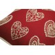 Valentine-themed Polyester Slub Fabric Small Cushion