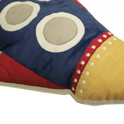 Rocket-shaped pillow