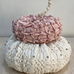 2-tier decorative pumpkin