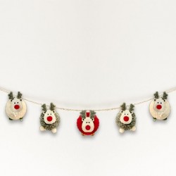 christmas-themed garlands