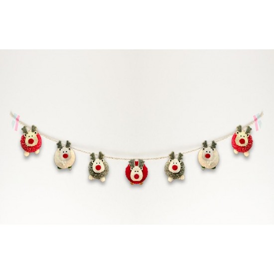 christmas-themed garlands