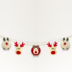 christmas-themed garlands