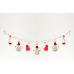 christmas-themed garlands