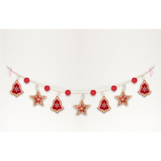 christmas-themed garlands