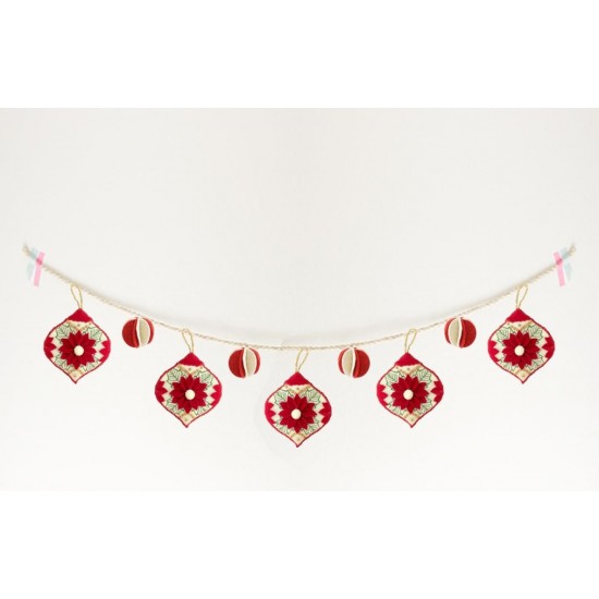 christmas-themed garlands