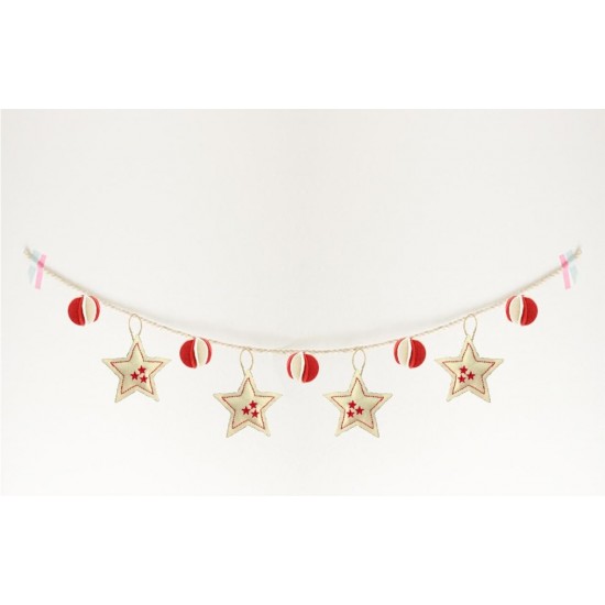 christmas-themed garlands