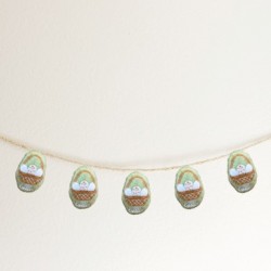 Easter-themed garland