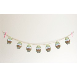 Easter-themed garland