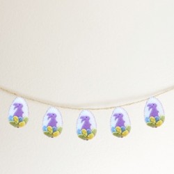 Easter-themed garland