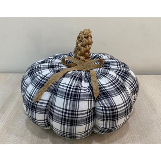 harvest-themed decorative pumpkin