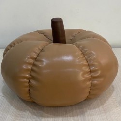 harvest-themed decorative pumpkin