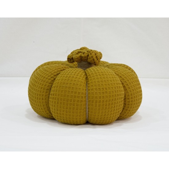 harvest-themed decorative pumpkin