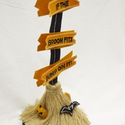 Halloween-Themed Broom 